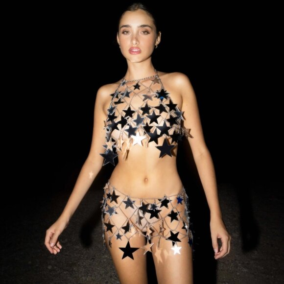 Starry Night Women's Intimate Set - Picture 1 of 6